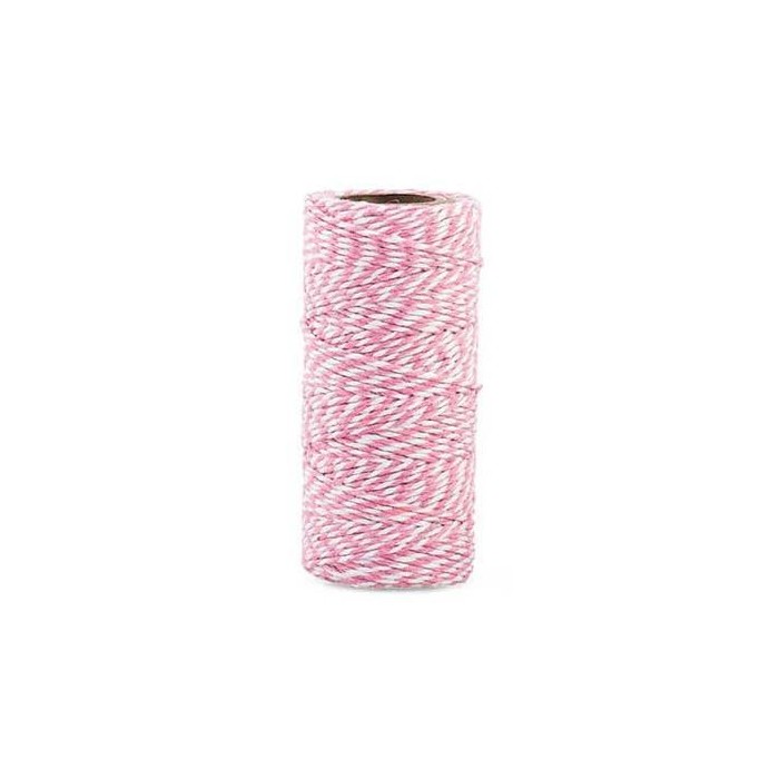 NASTRO COTONE MM2XMT100 BICOLOR ROSA